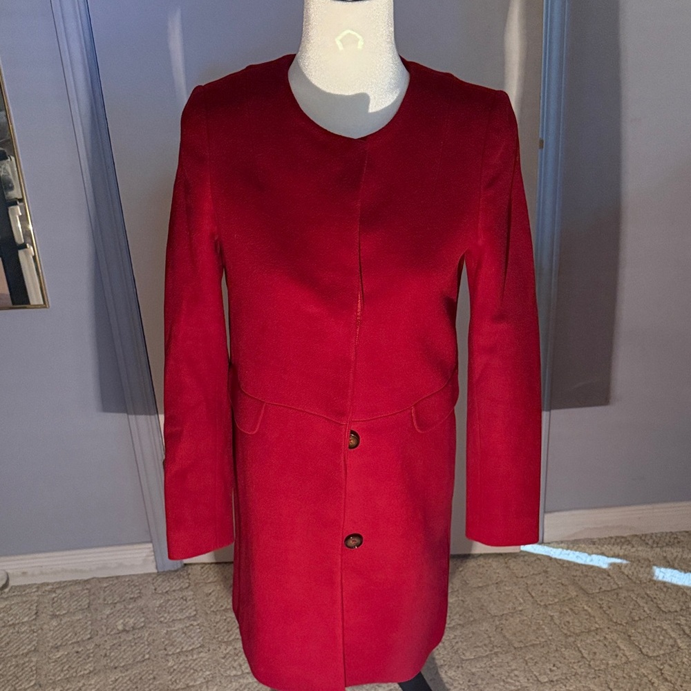 Massimo Dutti Red Women's Coat